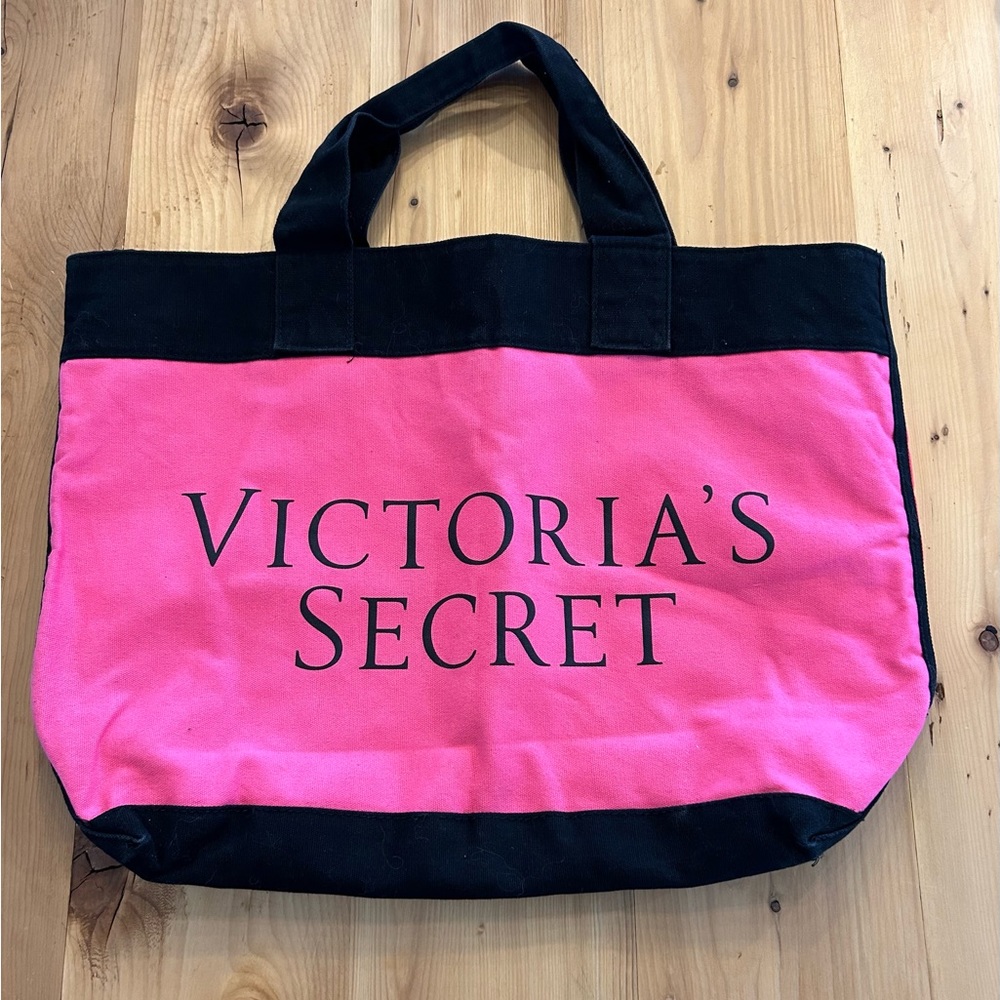 Victoria’s Secret Tote Bag Pink Red Black